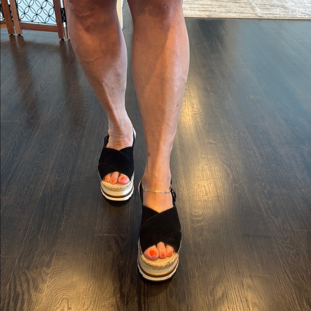 Black Platform Sandals